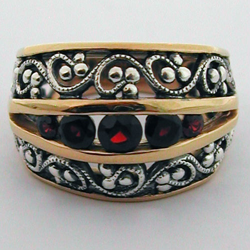 Marsala, la Couleur de l’Année 2015 6 bague argent couleur vermeil grenats