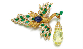 Broche diamant Walska Briolette