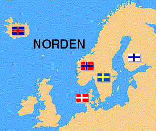 carte pays nordiques